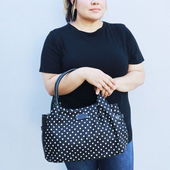 NEW Kate Spade Stevie Spot Nylon Dot Shoulder Bag Tote - Picture 3 of 15